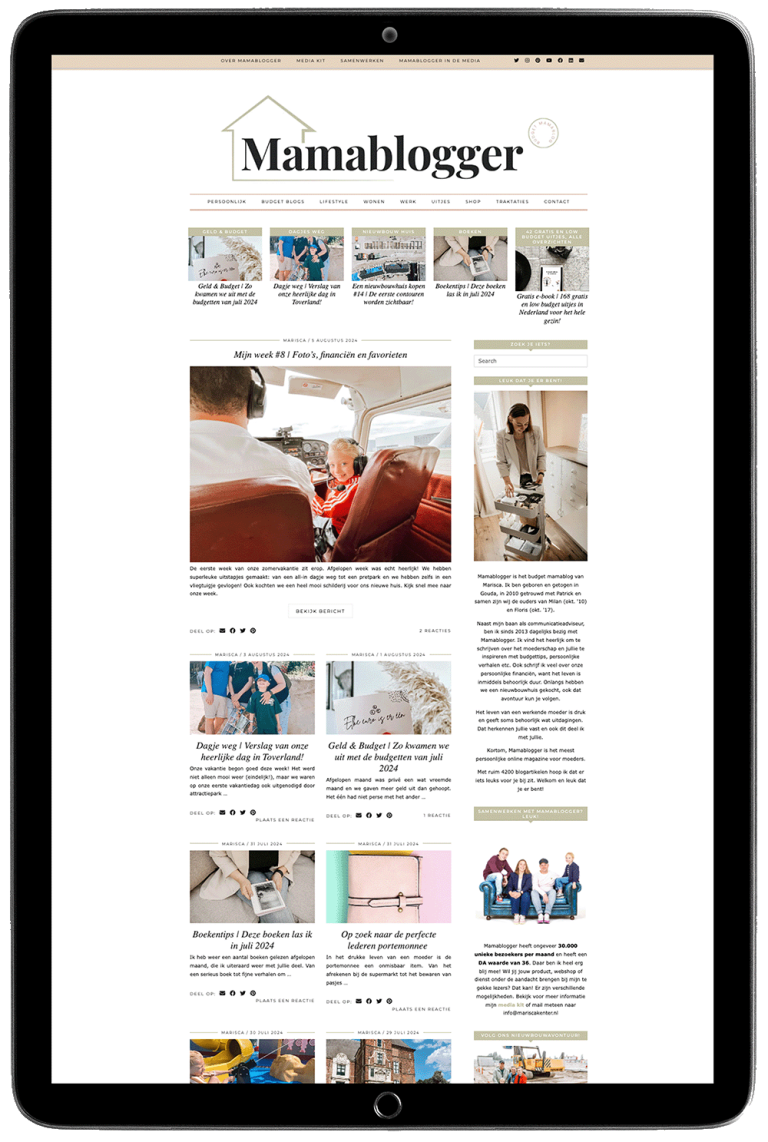 Adverteren Mamablogger.nl