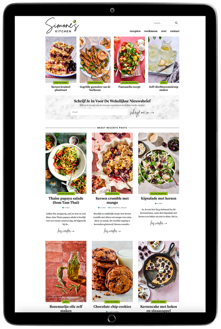 Adverteren Simoneskitchen.nl